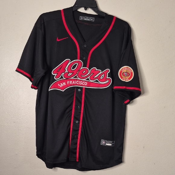 Nike Other - Nike Black and Red 49ers Jersey